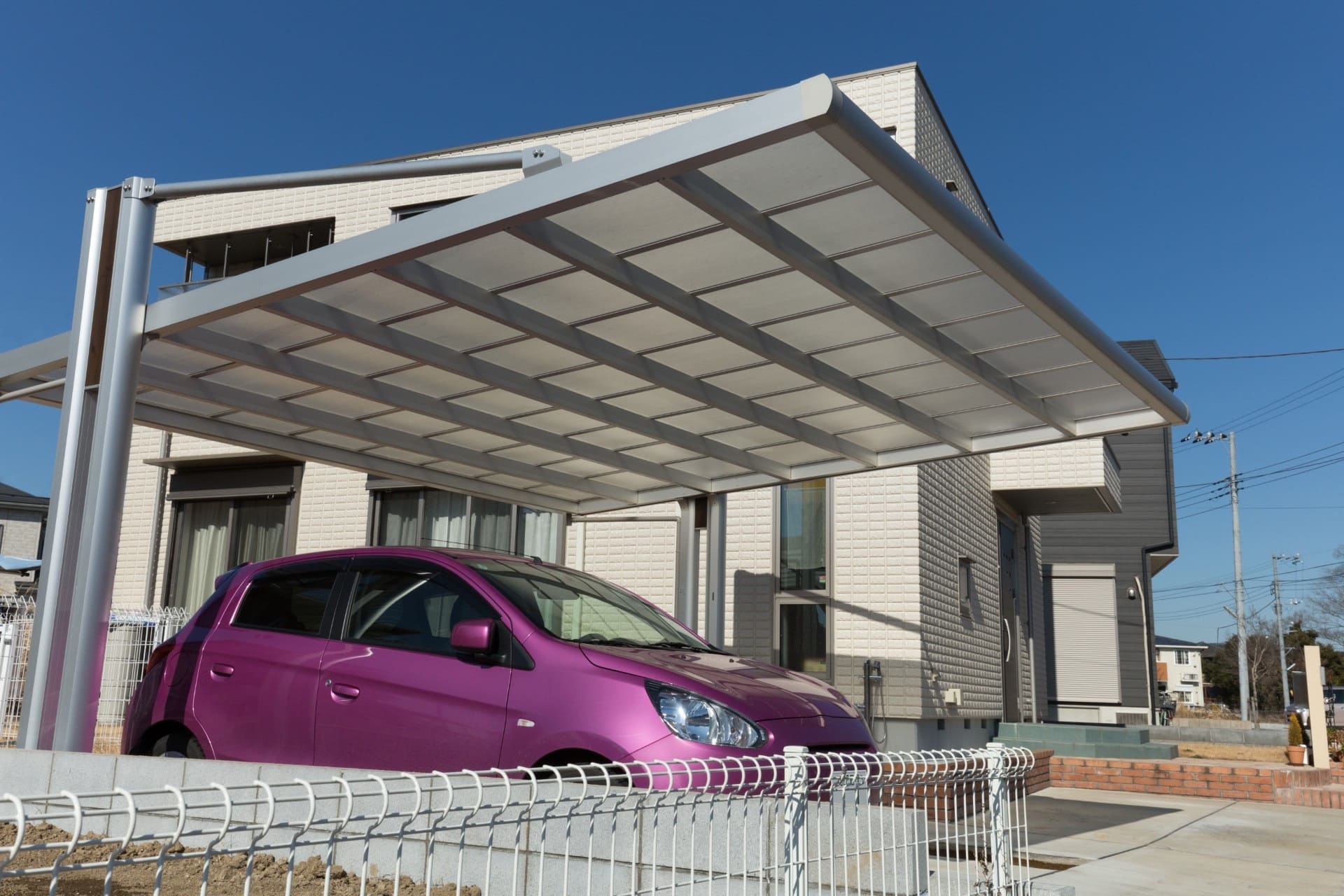 駐車場の設計 | 埼玉県上尾の外構なら有限会社酒井外柵工事