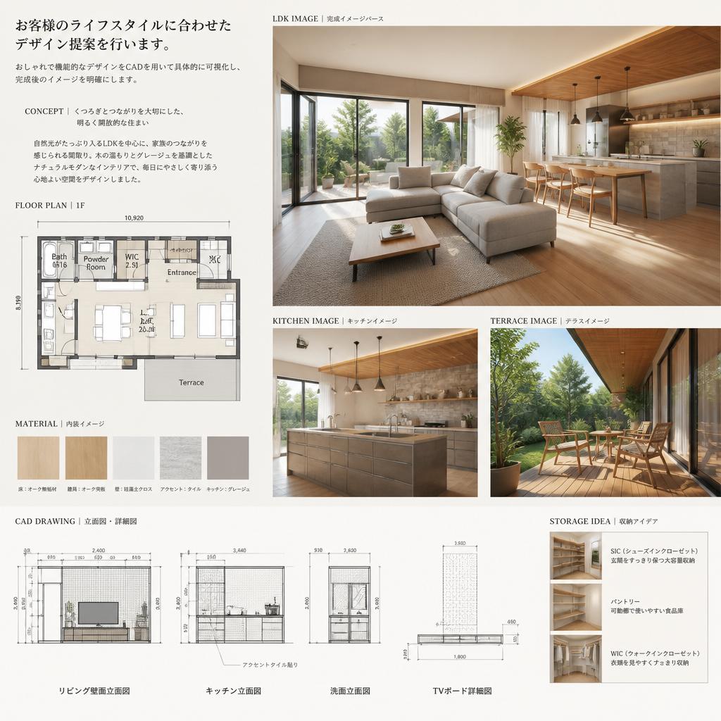 理想の外構デザインの提案